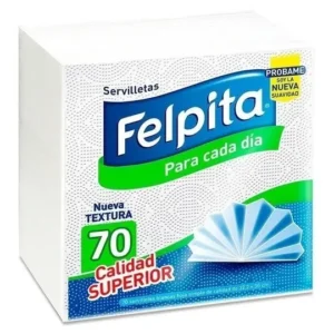 servilletas felpitas blancas x 70 C.A