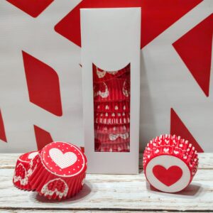 Pirotines Fantasía Rojos Corazones N° 10 x 250 unid 58693