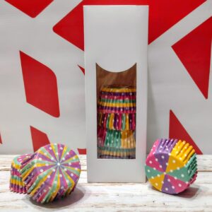 Pirotines Fantasía Colores Rayados Círculos y Lunares N° 10 - Caja x 250unid. 27932