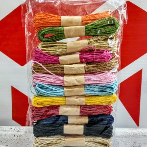 Hilo Sisal Colores Surtido pack x 12 unid. IMP. 37133