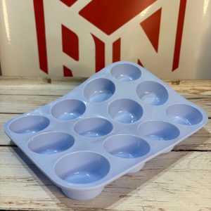 MOLDE DE SILICONA  PARA CUPCAKES X 12 Unid. IMP. 42996