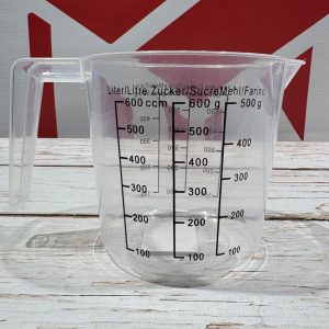 JARRA MEDIDORA PLASTICA 600ML IMP 43789