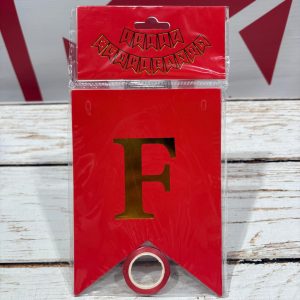 Cartel Feliz Cumple Rojo IMP. 43794