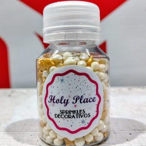 Perlas Deco Holy Place x 35 grs. con Estrellas Doradas C.A. 44683
