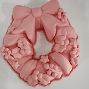 Molde Silicona Muerdago c/Moño 23x20x5 cm. Colores Surtidos IMP. 52395