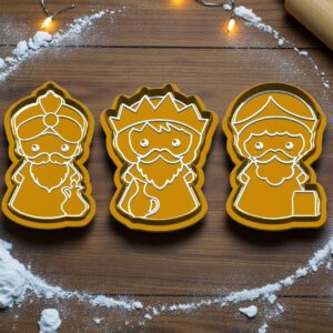 Set Cortante con marcador x3 Reyes Magos 3