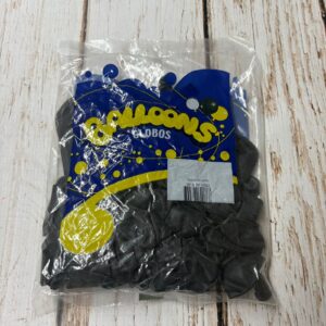 Globos Látex NegroX 50 Unid. BALLONS 39154