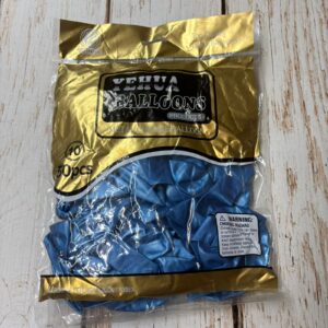 Globos Chrome Azul 10" x 50 unid. IMP. 57699