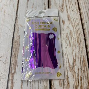 Cortinas Metalizada Bicolor  Rosa/Violeta  IMP.  57556