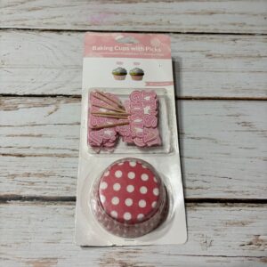 Kit de Decoración 24 Piezas Para Cupcake Rosa - IMP. 60267