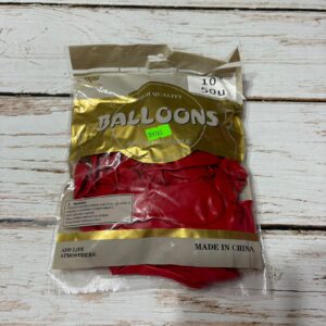 Globo Látex Standart Corazón 10 Pulg. 2.2 G. Rojo x 50 Unid. IMP. 59783