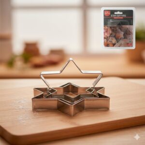 SET 3 PCS CORTANTE DE METAL ESTRELLA 7.5/5.5/4 IMP 67035