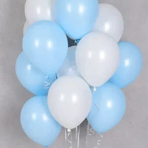 Globos Látex Argentina  (celeste y blanco) X 25 Unid. BALLONS  66129