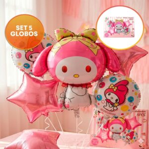 Set 5 Globos Metalizados My Melody IMP. 67046