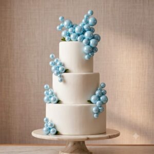 Cake Topper Adorno Esfera Tamaños Surtidos x 20 Unid. Celeste IMP. 71924