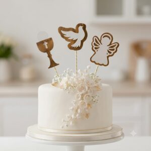Cake Topper Metalizado Comunión Modelos Surtidos IMP. 72563