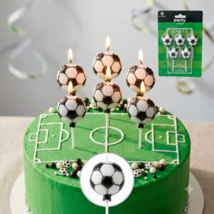 VELA PELOTA DE FUTBOL 5PCS 8CM IMP 74045