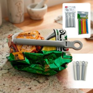CLIP PLASTICO 5PCS P/CERRAR BOLSAS - IMP 74048